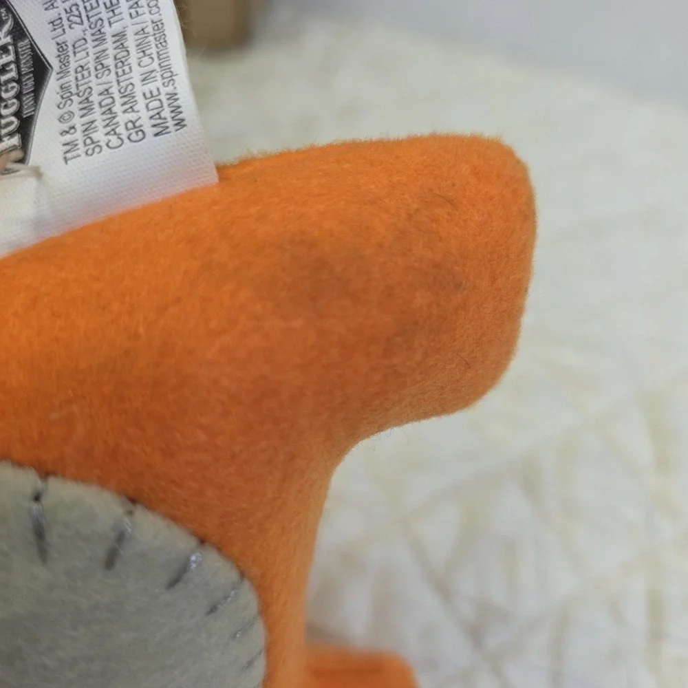 Spinmaster Fuggler Suspicious Fox Plush Orange Felt Retired RARE